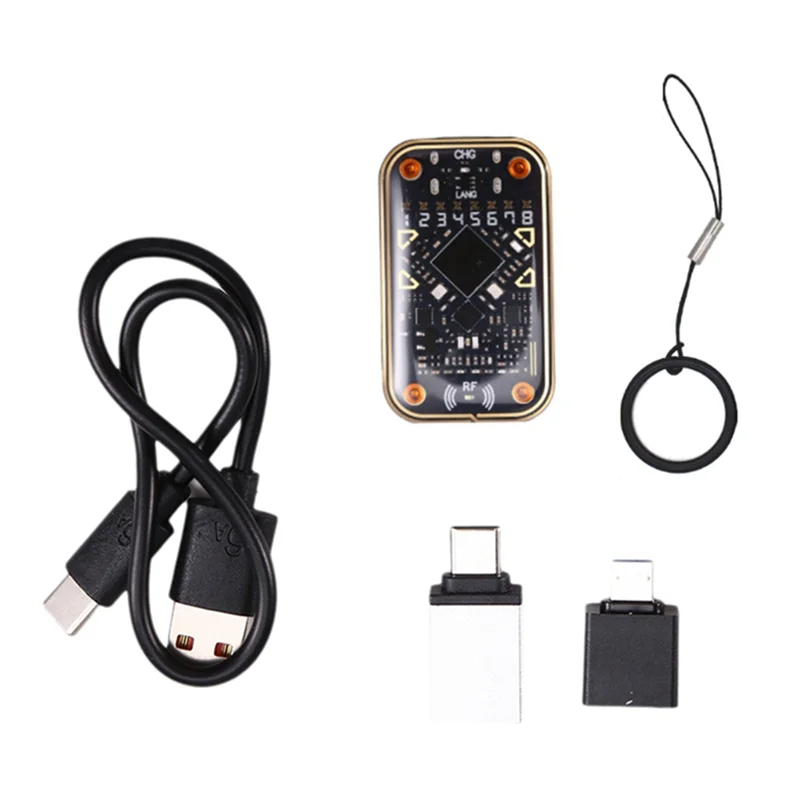 

New-Chameleon V2.0 NFC Duplicator+ 2XUID Keychain RFID Smart Chip Reader Restart Smart Card Emulator 125K 13.56M IC ID Decode