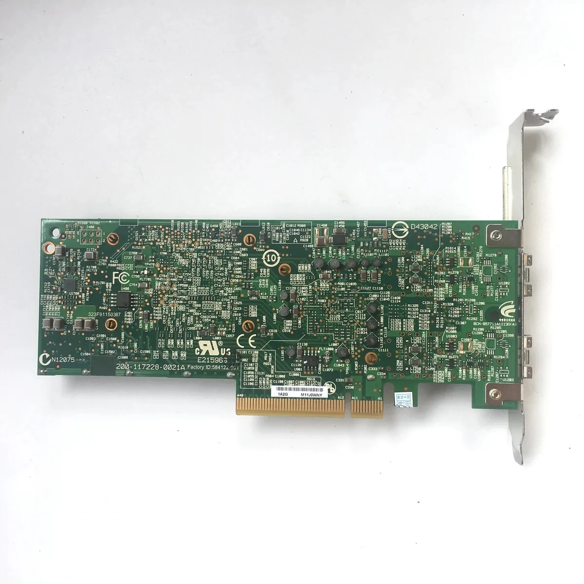 Imagem -02 - Broadcom-placa de Rede Nic de Duas Portas Bcm957711a1113g 10g Óptico Sfp Mais 10gb