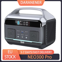 DaranEner NEO300 Pro Portable Power Station, 299Wh LiFePO4 Battery, 600W Output, 5 Ports, 4 LED Mode