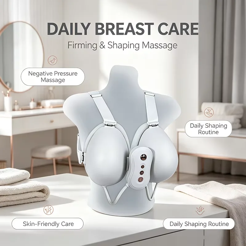 Home Wireless Chest Enhancement Vibration Massage Machine  Usb Electric Growth Care Device  Bra Augmentation Breast Massager