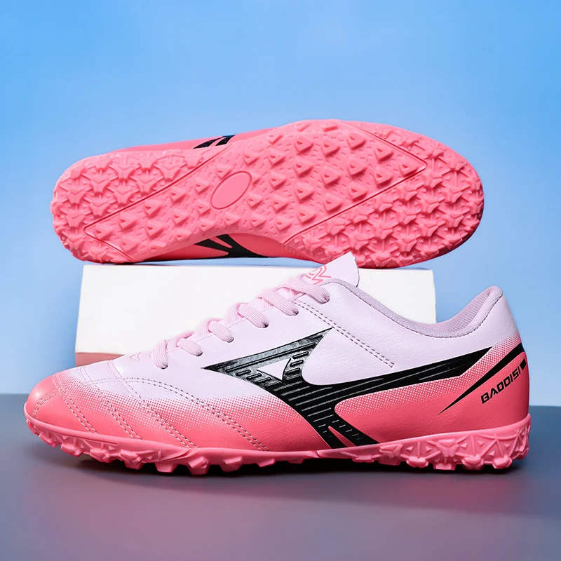 جديد الرجال ملعب كرة القدم الأحذية رصع المجتمع داخلي المرابط أحذية كرة القدم TF/FG مريحة للجنسين في الهواء الطلق مباراة التدريب حذاء رياضة