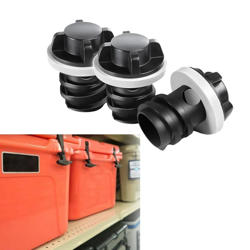 Paquete de 3 tapones de enfriador de repuesto para YETI, tapón de drenaje de enfriador, pieza de enfriador de repuesto de tapón a prueba de fugas