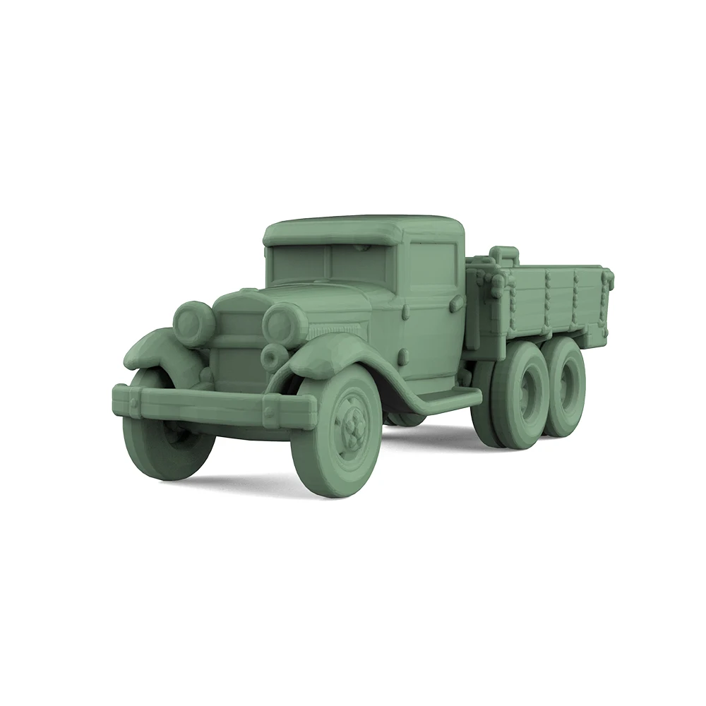 SSMODEL SS866 1/700 1/200Military Model Kit Soviet GAZ-AAA Anti-Aircraft Truck Miniature Static model