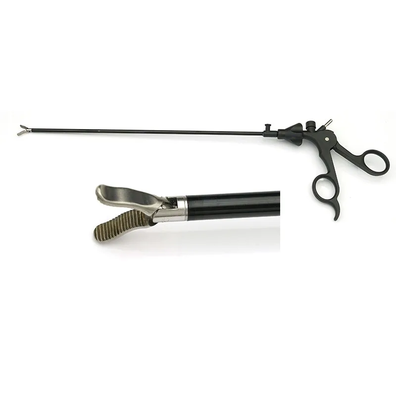 Laparoscopic Membrane Gripper Forceps,Head Length 12mm Reusable Laparoscopic Grasping Forceps