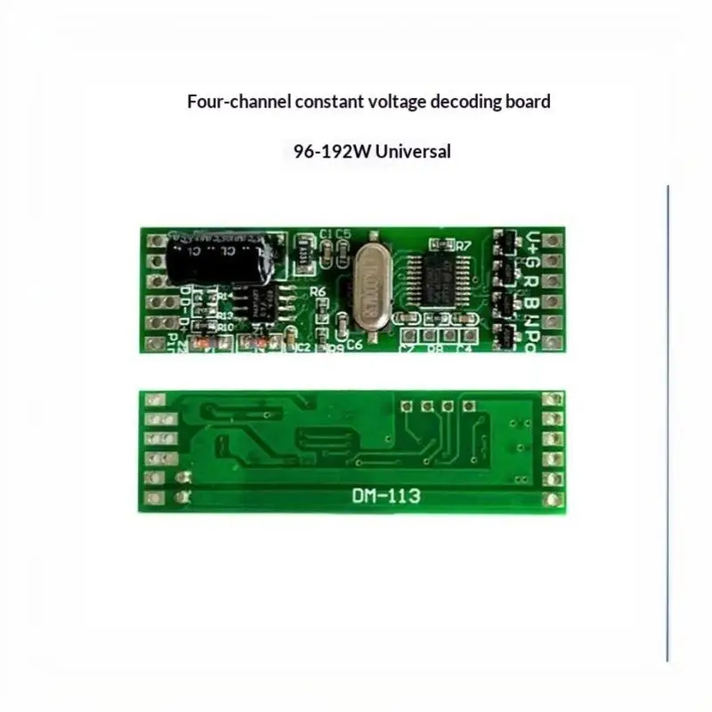 4CH DMX512 DM-113 Decoder Board 4-channel DC12-24V 192W Constant Current Module Decoder Board For Full-color Wall Washers