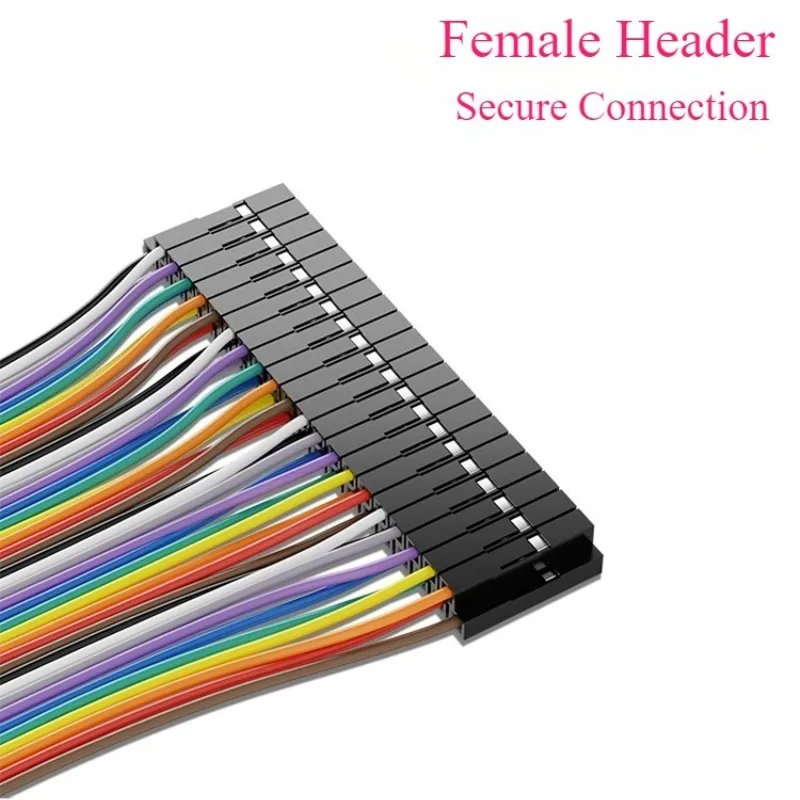 40PIN 2.54mm Jumper Wires, 3 Types (M-M/F-F/M-F) 10cm-40cm for Arduino DIY