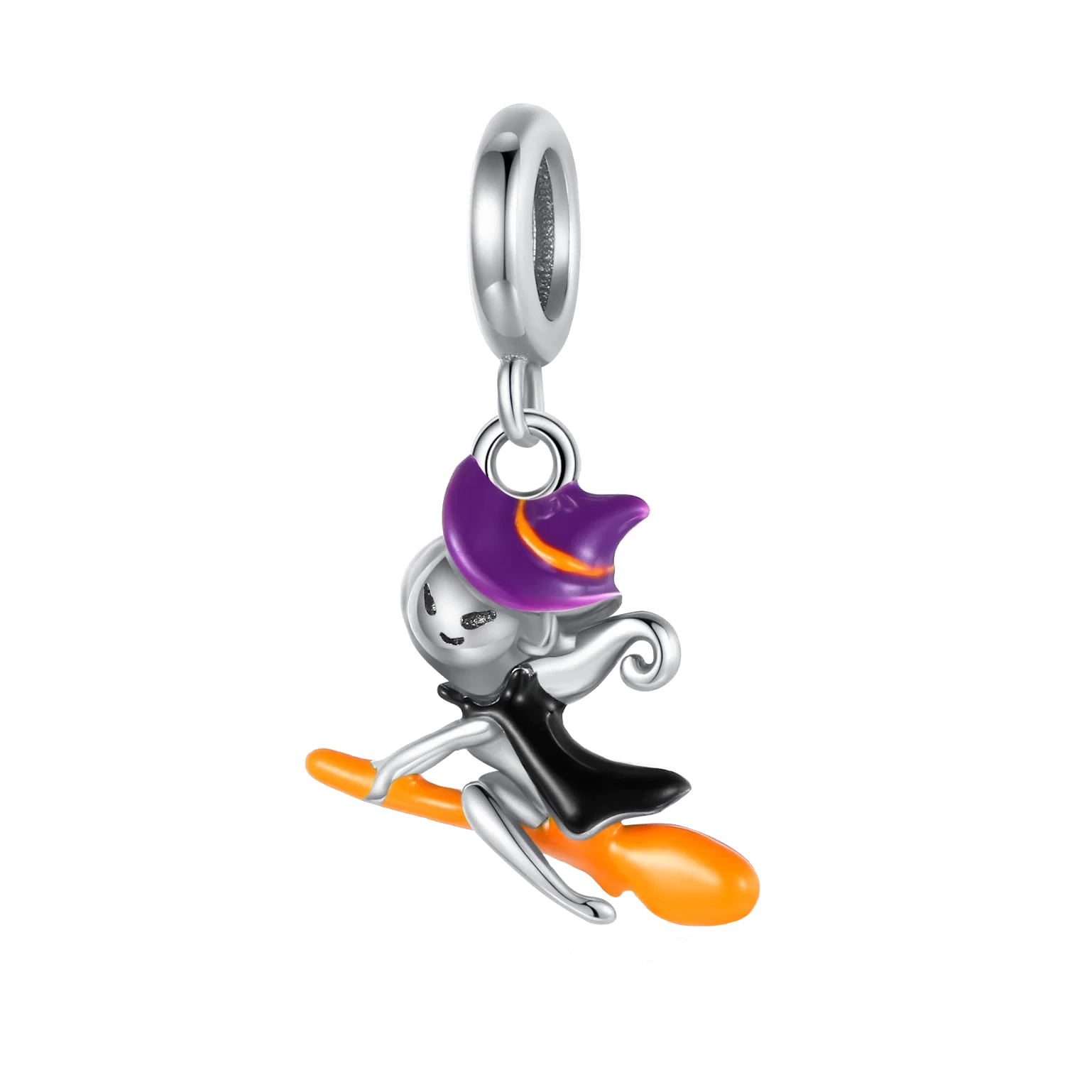 925 Sterling Silver Magic Witch Pendant Suitable for Original Bracelet, Men's and Women's universal DIY Jewelry Gift