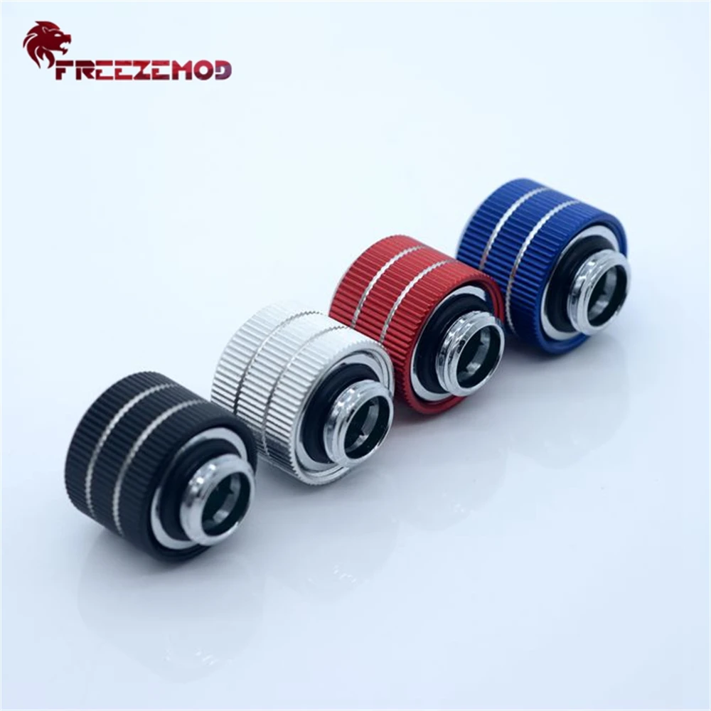 8pcs FREEZEMOD Hand Compression Water Cooler Torque Anti-off Hard Tube Brass Fitting OD 12/14/16mm Pipe G1/4 Connection HYGKN-B
