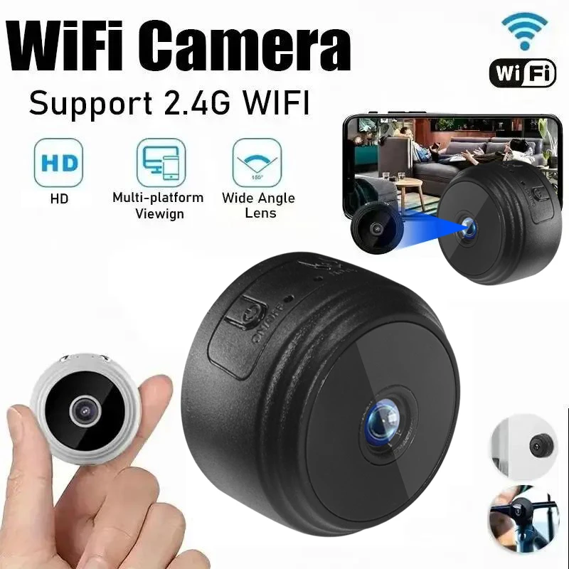 720P HD A9 Mini IP WiFi Camera Intelligent Home Security Monitor With Mobile Remote Application Wireless Indoor Outdoor Surveill