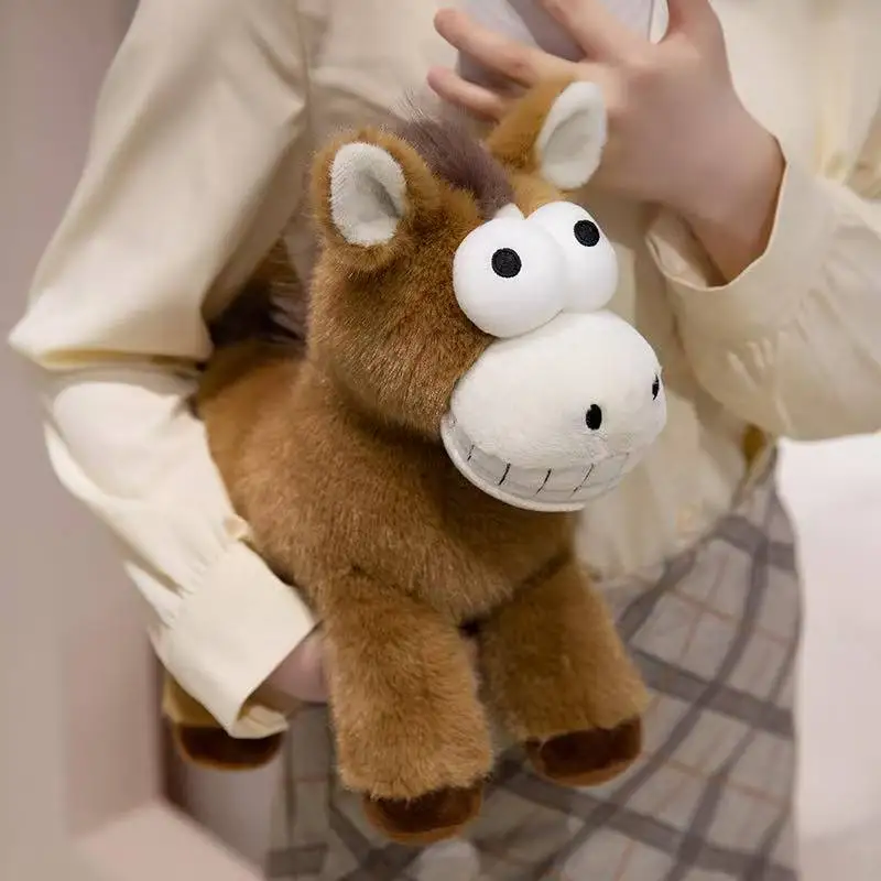 최신 귀여운 작은 말 모양의 장난감 쿠션 카와이 봉제 인형 만화 애니메이션 어린이 크리스마스 선물