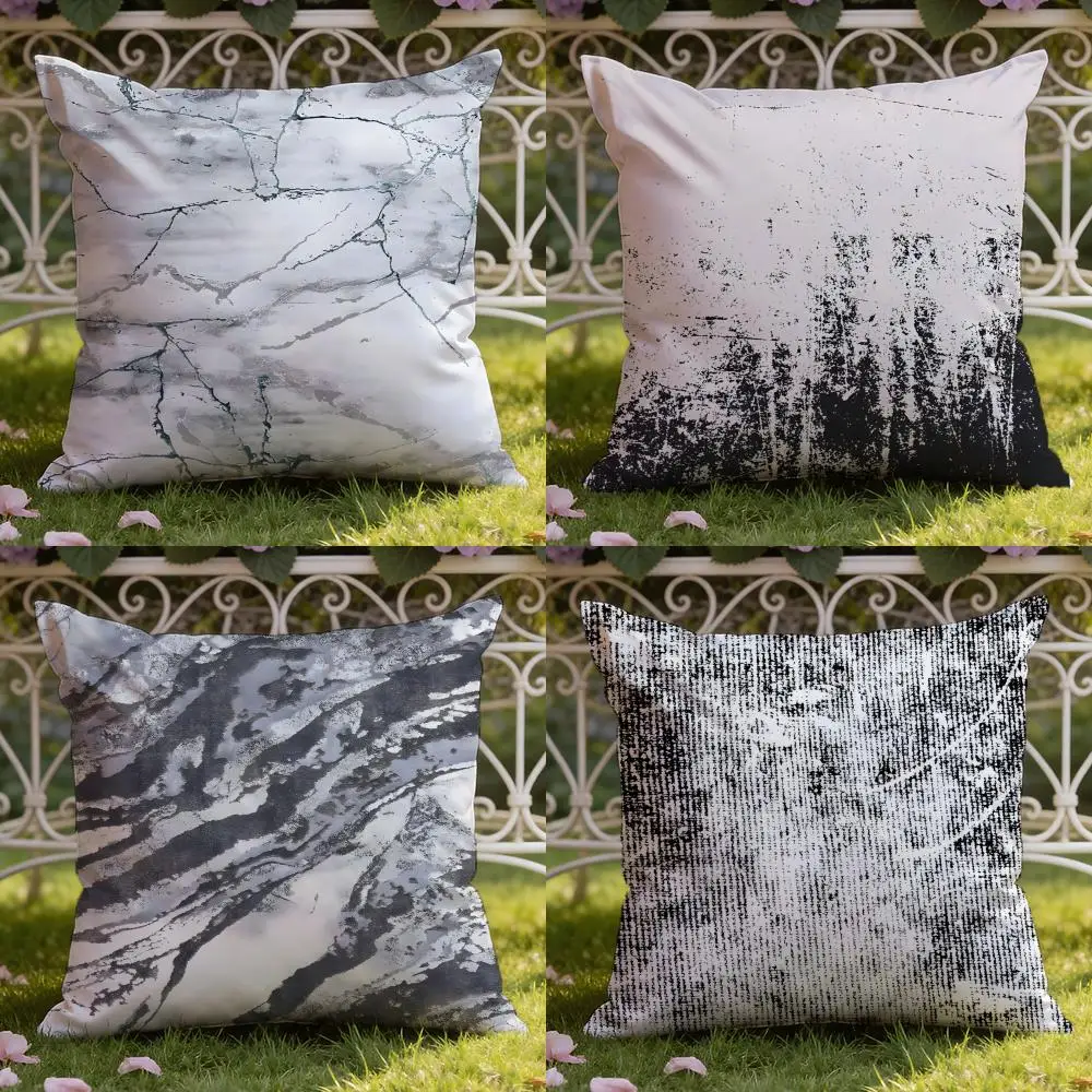 Vintage Texture Cushion Cover Home & Car Dual-Scene Pillow Cover: Reversible for Premium Comfort