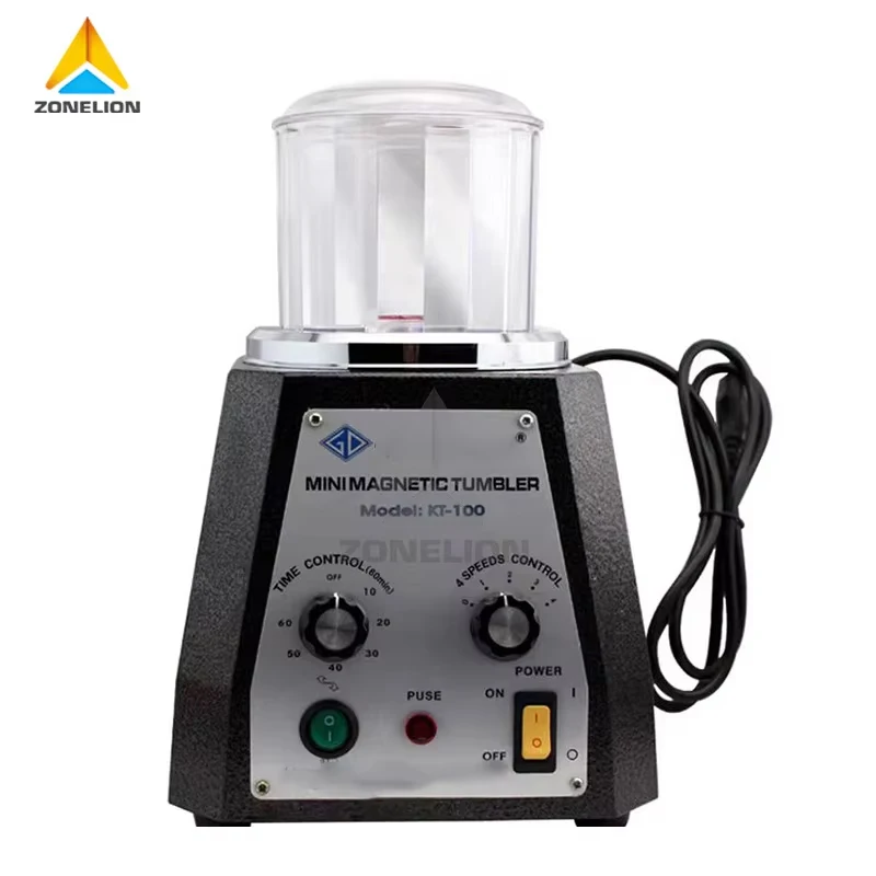 220V/110V Magnetic Tumbler Jewelry Polishing Machine Jewelry Cleaner