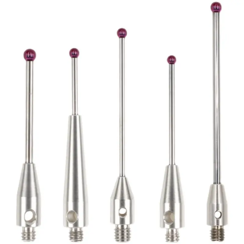 Imagem -03 - Agulha de Medição de Três Coordenadas m3 Rosca mm Cnc Agulha Ruby Bola Sonda Lever Thread Tungsten Aço Medição Cmm
