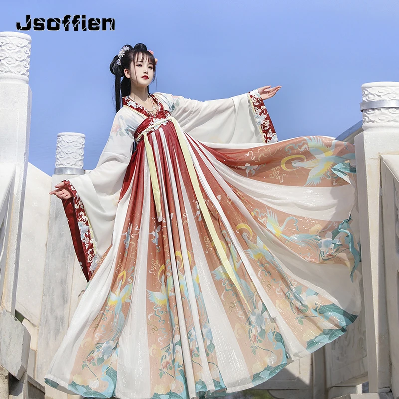 

Traditional Chinese Han Dynasty Princess Dress Woman Ancient Hanfu Costume Lady Beautiful Fairy Clothing Stage Outfit Cosplay