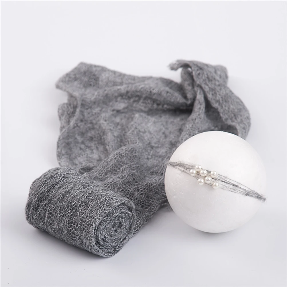 

Mohair Wrap Set Newborn Girl Photo Props Infant Photography Swaddle Wraps Girls Outfit Child for Photoshoot