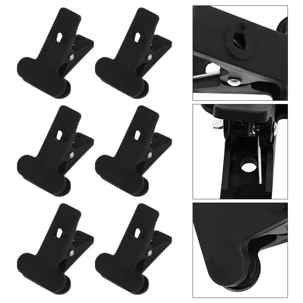 

6Pcs Spring Clamps for Backdrop Muslin Clips Heavy Duty Studio Photography Canvas Background Reflector Backdrop Spring Clamps