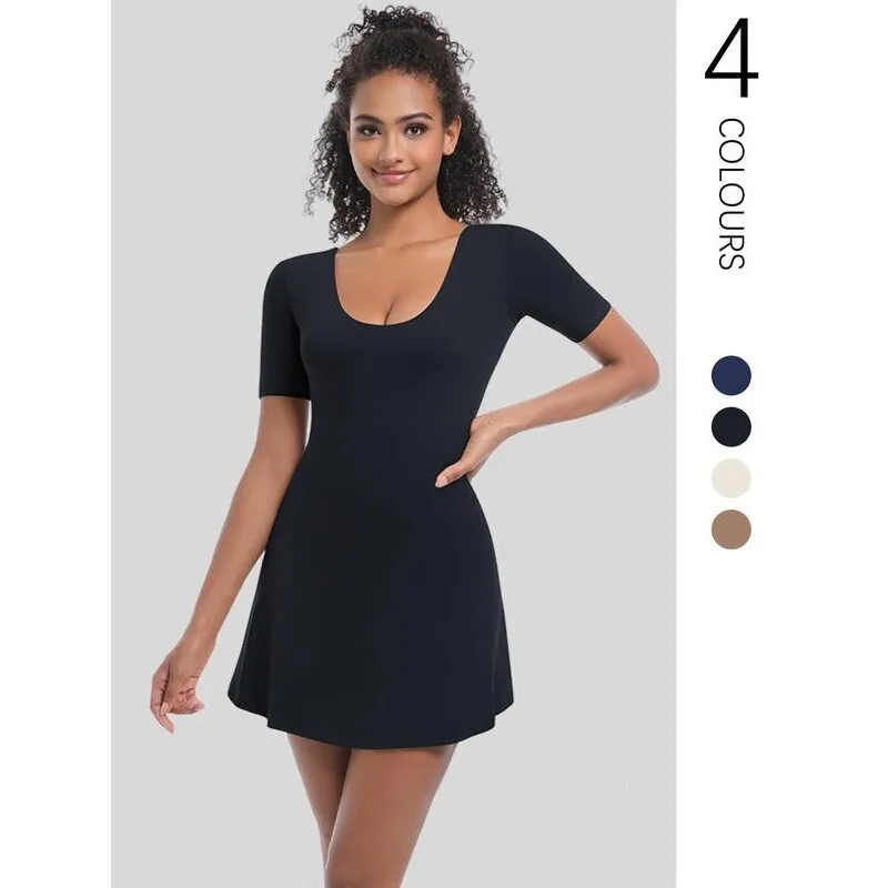 

Low Cut Tennis Dress Women's Summer Fashion Dress Cross-Border P 65865 No Brand Registered Trademark Applicable Gender Female