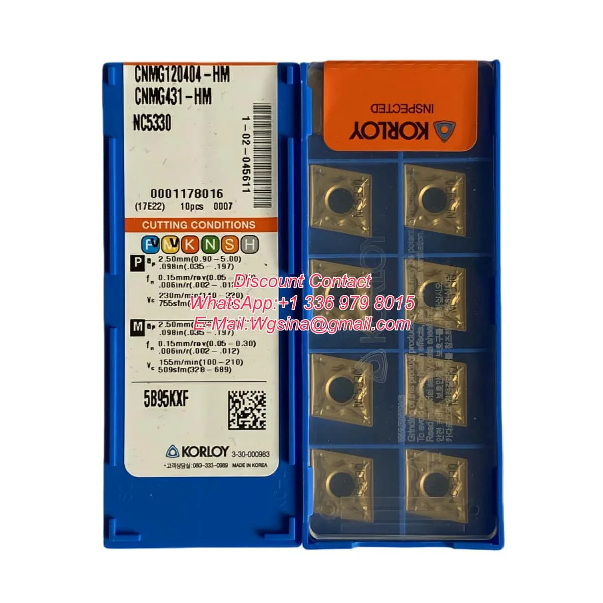 

100% оригинальные CNMG160608 HM NC3020/3030/3120 высококачественные токарные пластины с ЧПУ