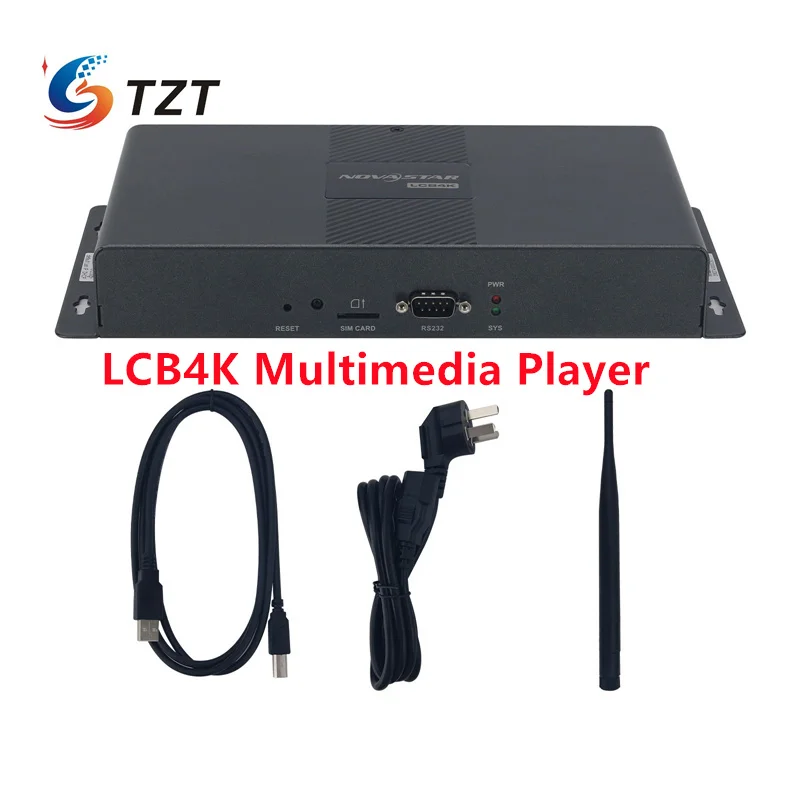 

TZT LCB4K Multimedia Playback Box 4096x2160 HDMI-compatible 2.0 Dual Mode Output Player 1000MB
