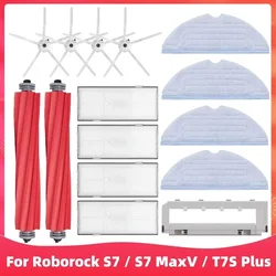 For Xiaomi Roborock S7 / T7S Plus / S7 MaxV Ultra Robot Vacuum Replacement Spare Parts Main Side Brush Hepa Filter Mop Rag