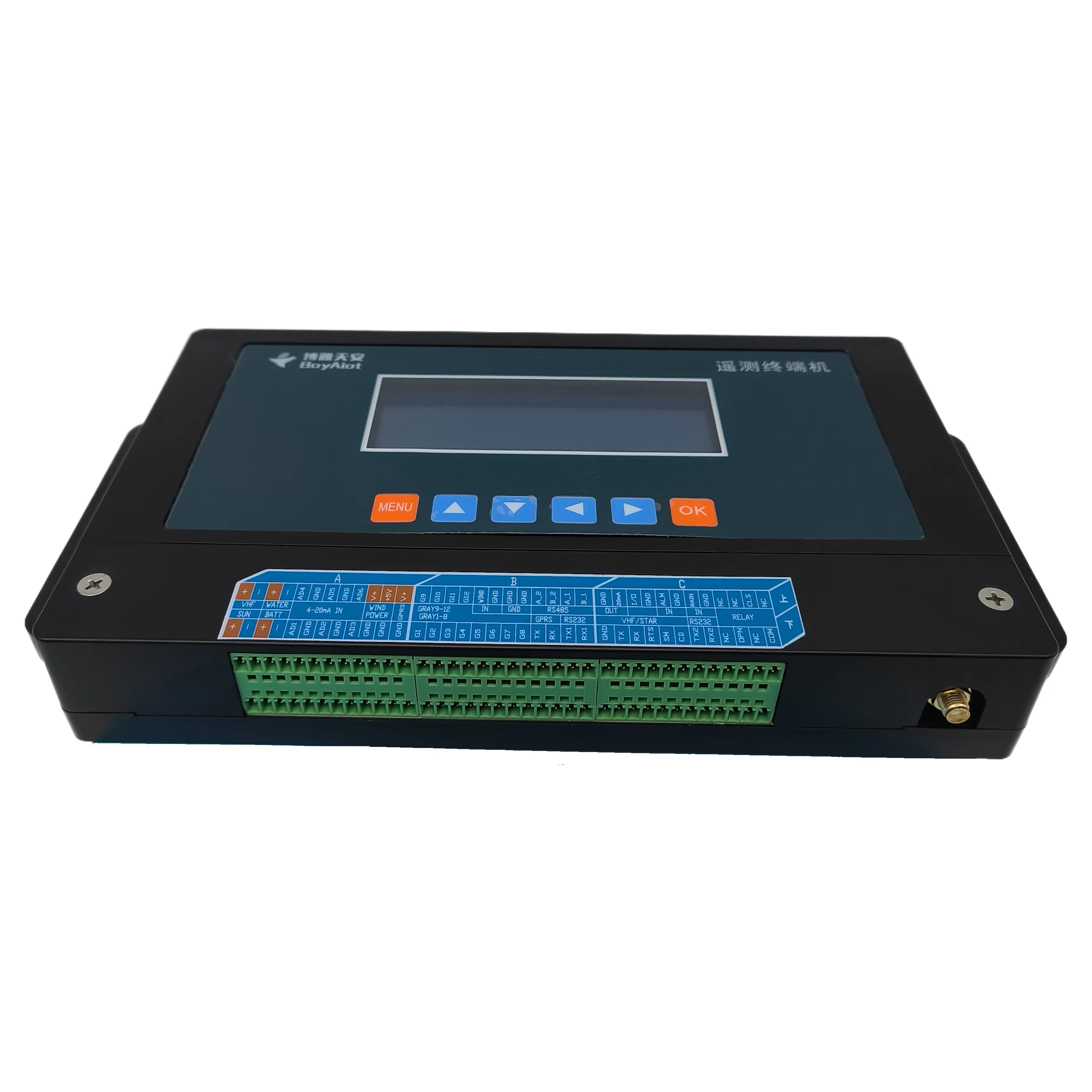 Terminal pemantauan konservasi air BOY-S502-4G Smart water wireless RTU 4G Cellular IoT Modbus RTU