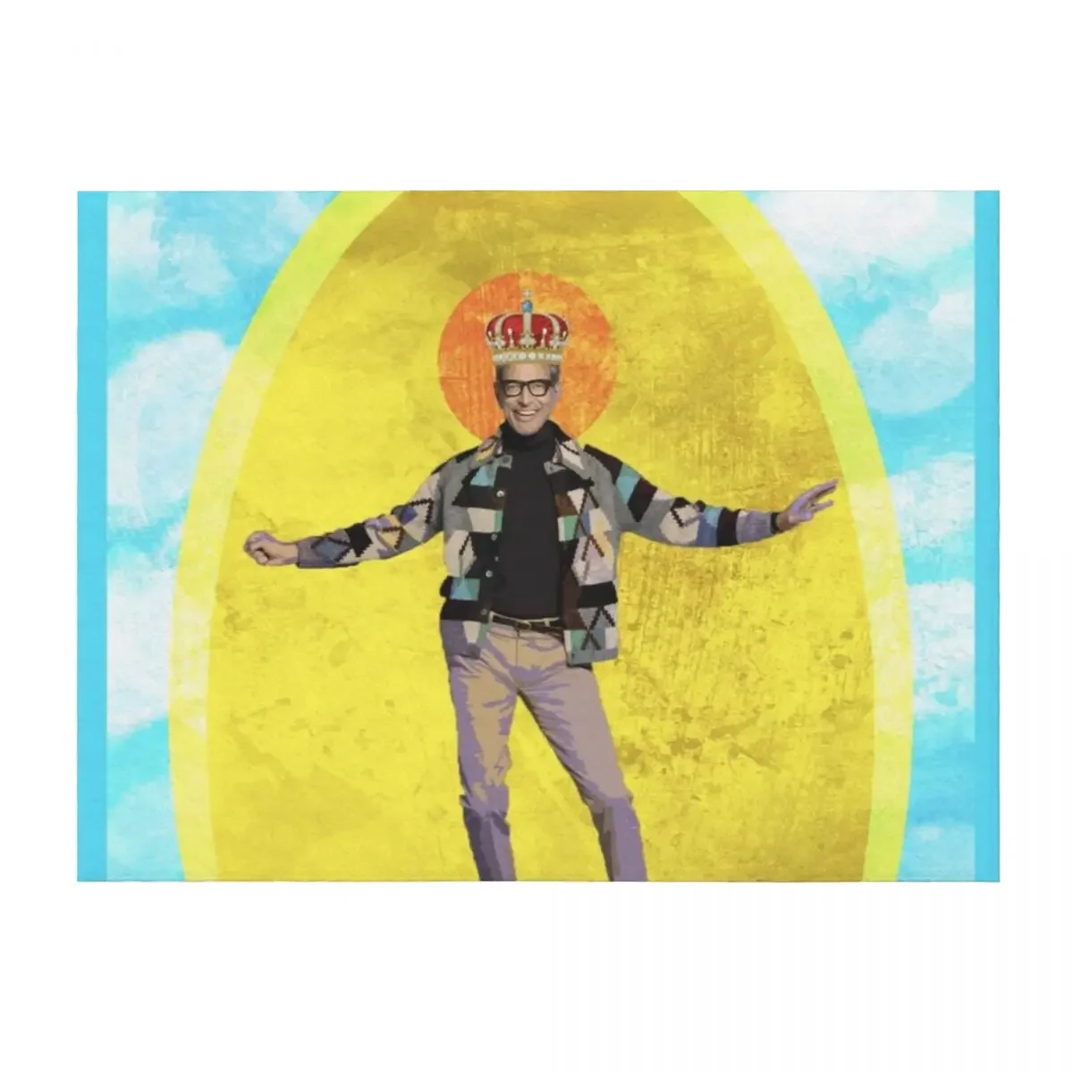 

Holy Jeff Goldblum Throw Blanket valentine gift ideas anime Fashion Sofas Giant Sofa Blankets