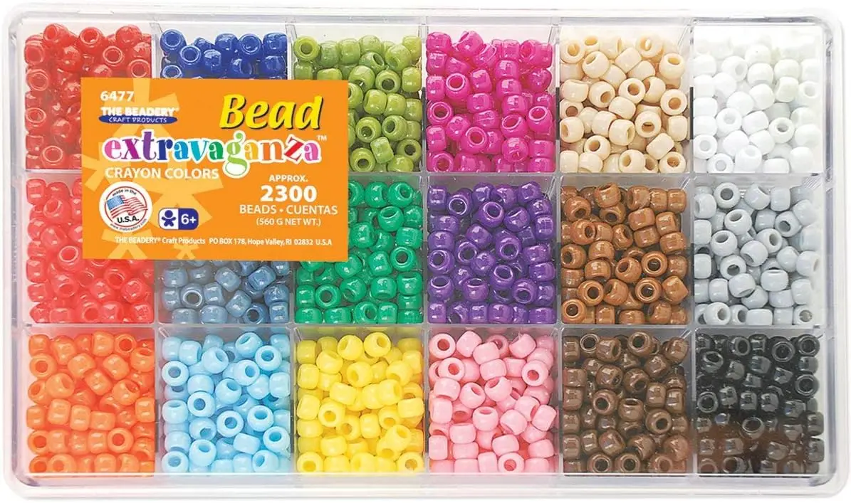 

Гигантская коробка с бусинами: 2300 разноцветных бусин пони с большим отверстием для легкого творчества