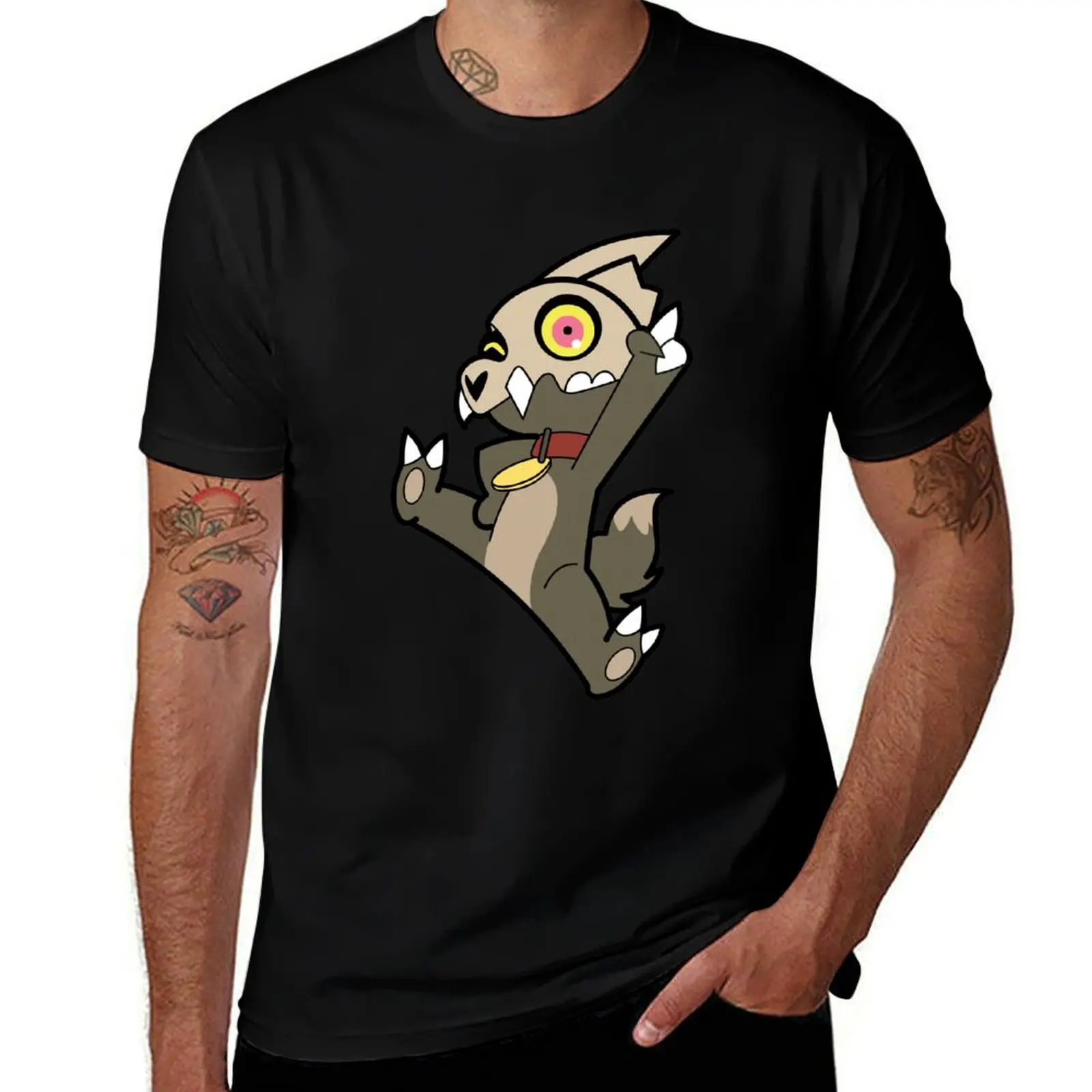 

king of owl house T-Shirt plus size clothes anime funny meme t-shirts mens plain t shirts