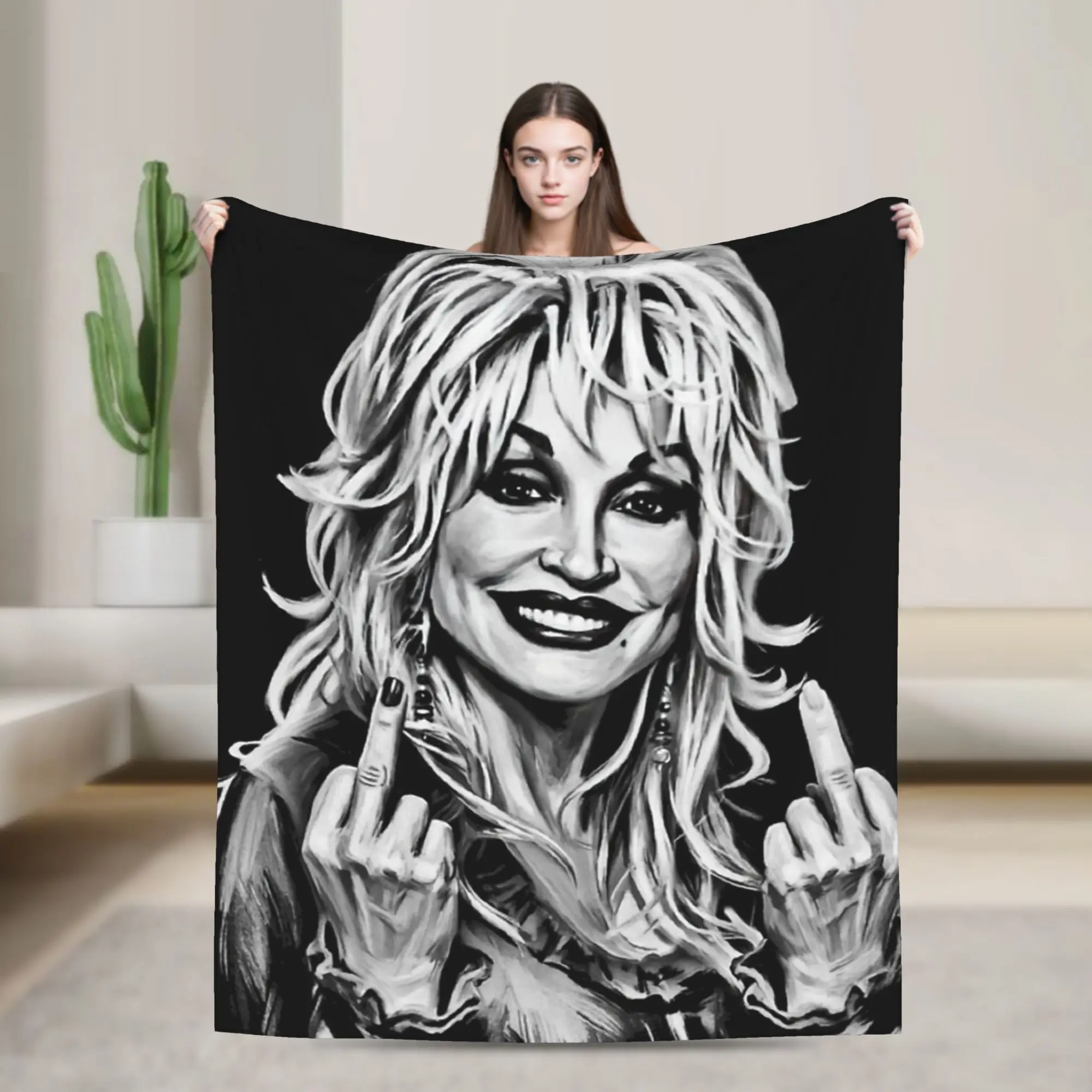 RIP Dolly Parton Blankets Super Soft Velvet Relax Gift  Throw Blankets Rug Piece