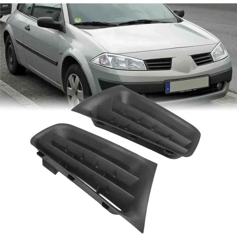 1 Pair Left & Right Front Bumper Grille 7701474478 New For Renault Megane 2 2006-2009