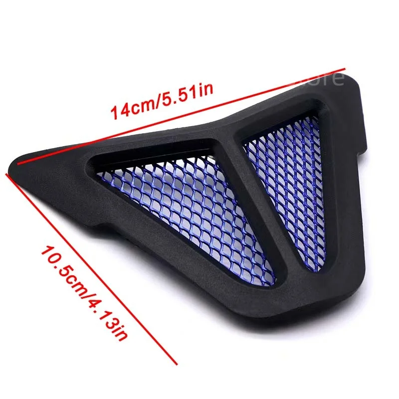 Dirt bike accessories moto decorative air Inlet Head Cover Aluminum Mesh Intake Guard Protector for Yamaha R15-V3 2017-2020