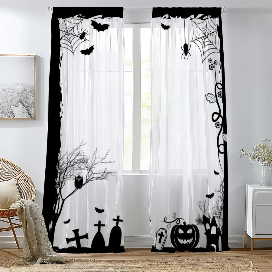 2 Stück Digital Bedruckte Tran – Spider Web Halloween Decoration Bewertung und Preis