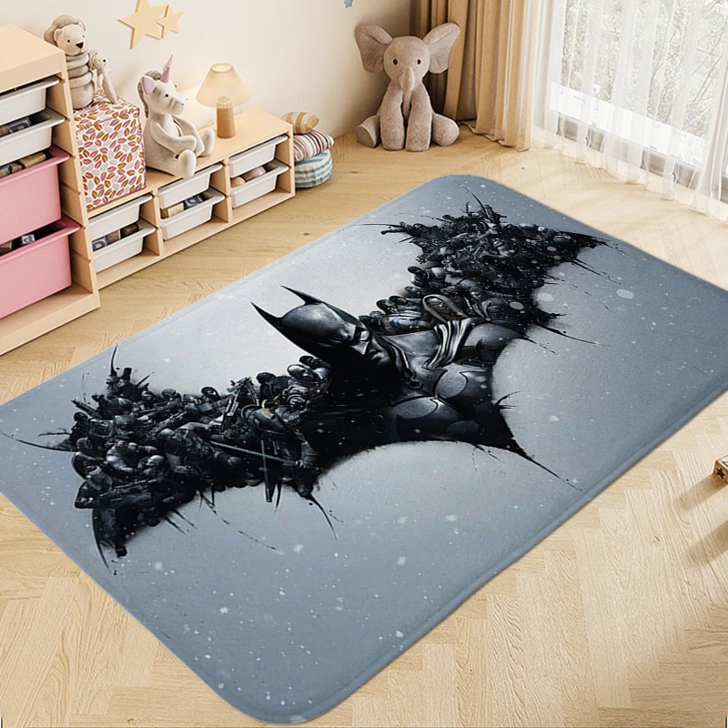 

Custom Mat A-Batmans Living Room Rug Washable Non-slip Kitchen Mats Outdoor Entrance Doormat Anime Carpet Bedroom Rugs Bath Mat