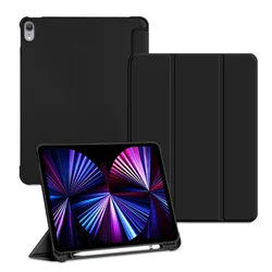 with pencil holder case For iPad 10 2022 10th 9th 8th 10.2 air 4 5 6 A2696 Magnetic Folding Smart Cover Funda for iPad 10 9 ''
