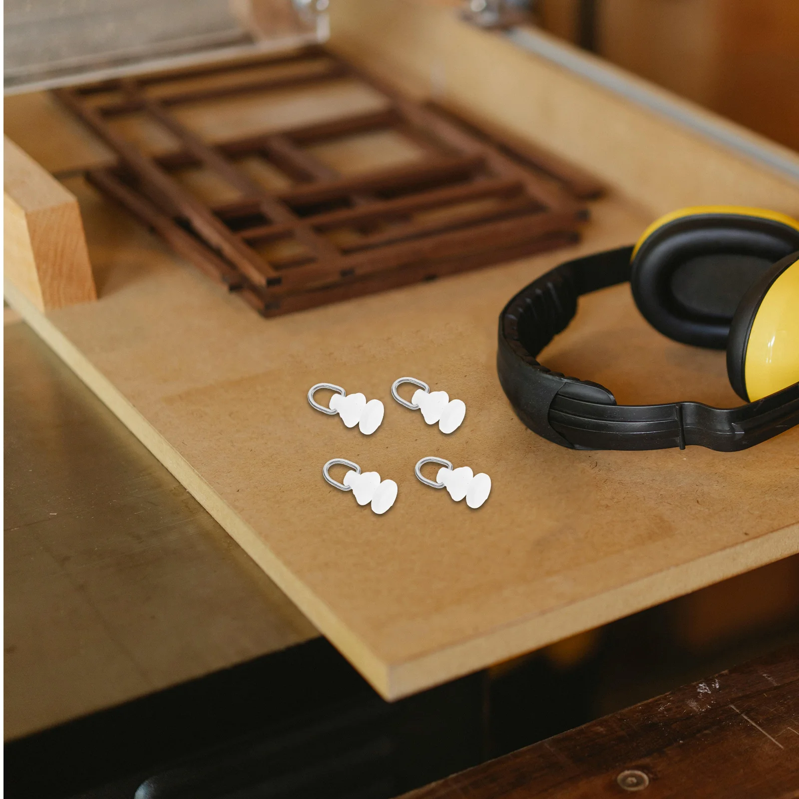 

50pcs Curtain Track Rollers Pvc Beads Smooth Gliding Noiseless White For Home Office Hotel Installation Curtain Rail Carrier