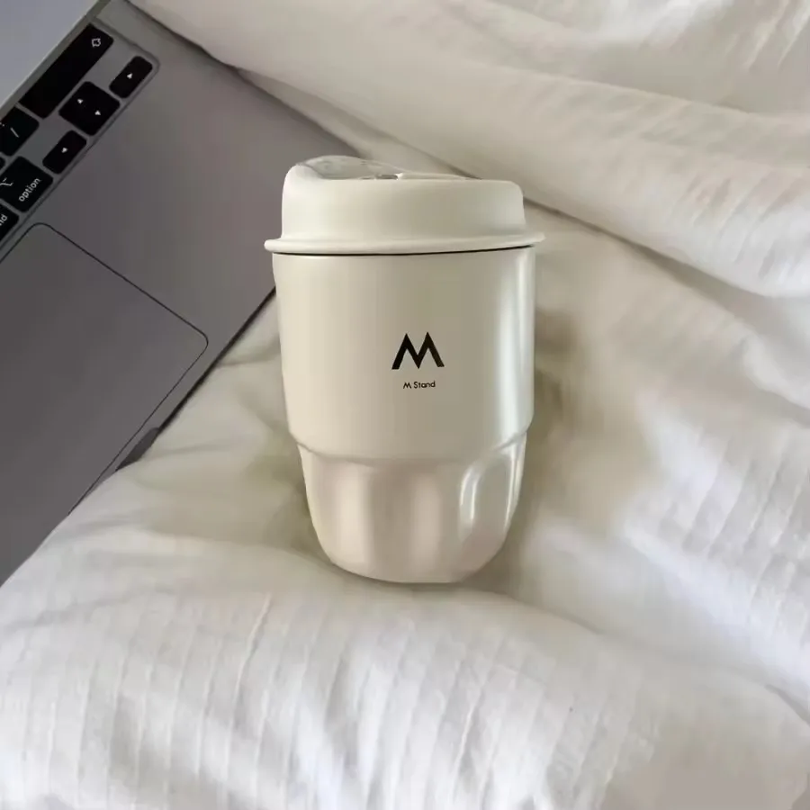 260/450 مللي عنصر يومي ترمس كوب قهوة محمول 316 من الفولاذ المقاوم للصدأ ختم أمان عيار كبير تخزين قوارير مفرغة كوب