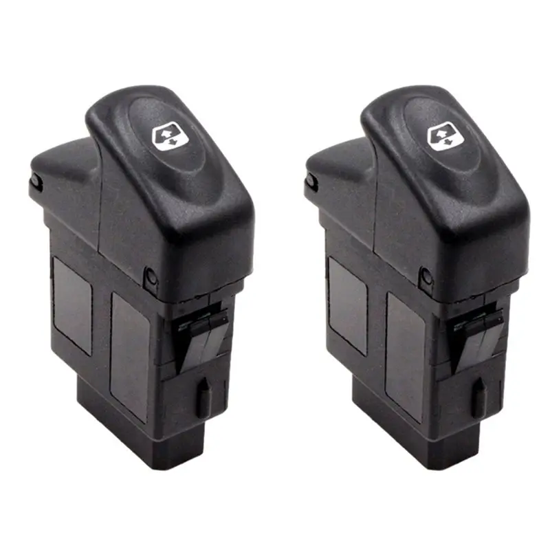 New Arrivals-For Renault Clio I Kangoo Megane Twingo Scenic 1990-2016 2PCS Window Control Switch- 7700307605 7700410151 Replacem