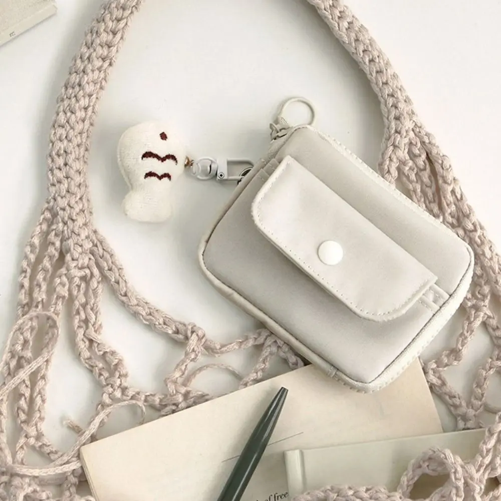 Neue Einfarbig Geldbörse Zipper Große Kapazität Kleine Brieftasche Tragen-beständig Lagerung Tasche Männlich Weiblich