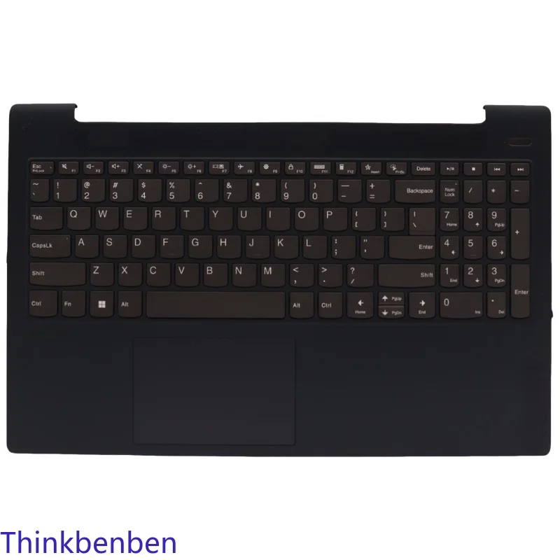 

US English Blue Keyboard Upper Case Palmrest Shell Cover For Lenovo Ideapad 5 15 ITL05 IIL05 ALC05 ARE05 5CB1B43470