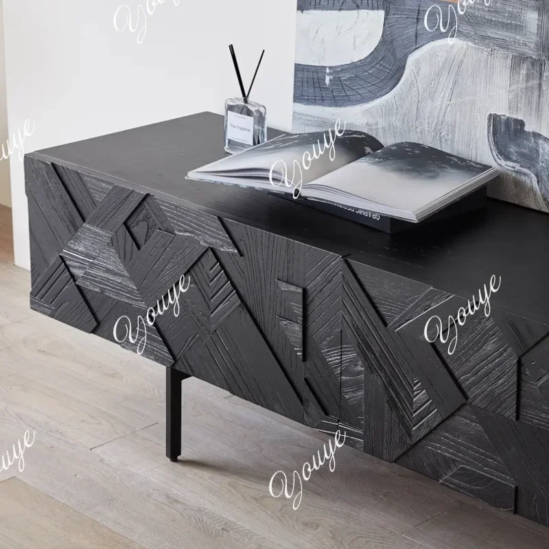 FD MX 240Cm Living Room TV Stands Simple Storage Modern Wood Universal Tv Cabinet Black Designer Minimalist Fernsehtisch Furnitu