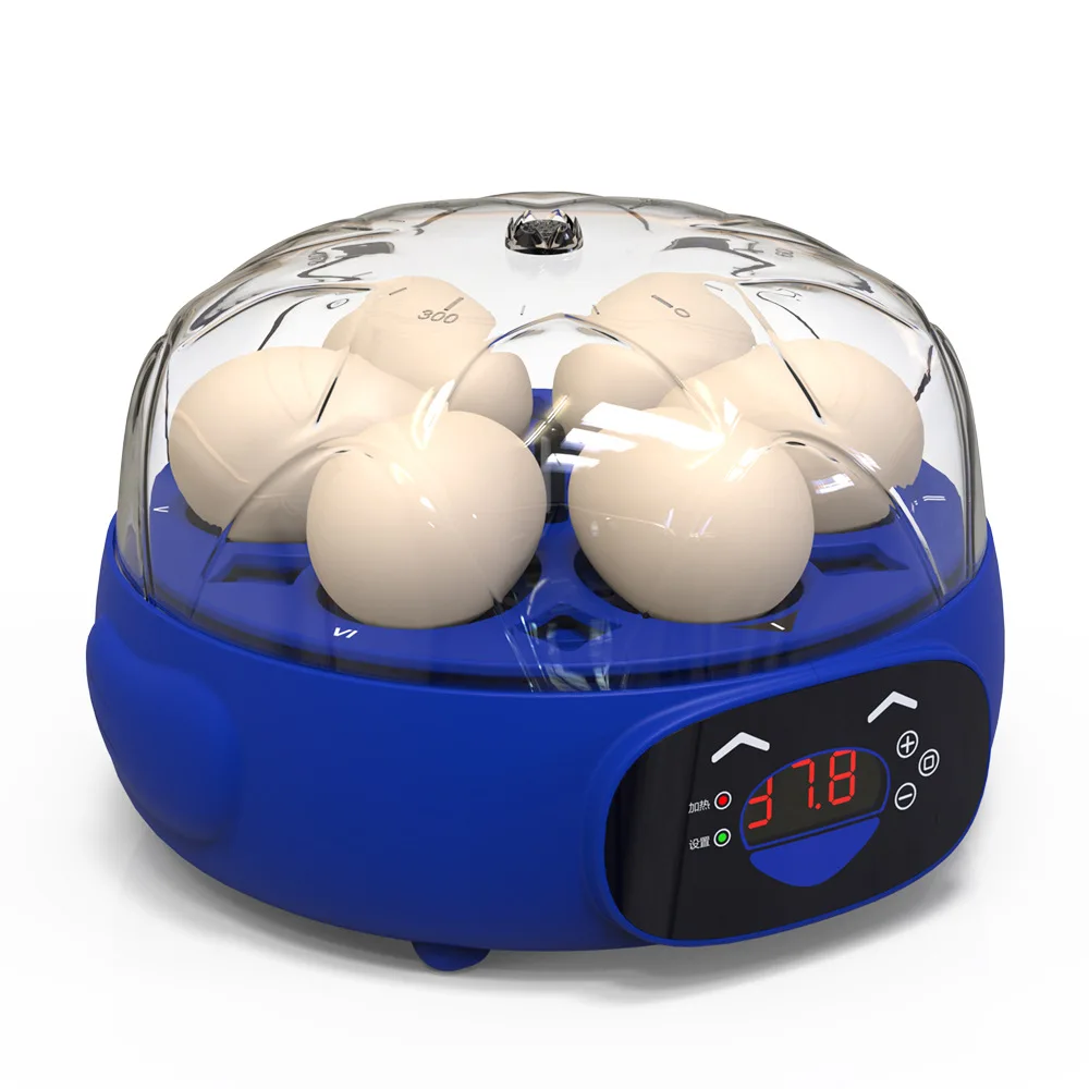 6 Automatic Incubator English Interface Chicken, Duck, Goose and Pigeon Small Household Smart Egg Incubator