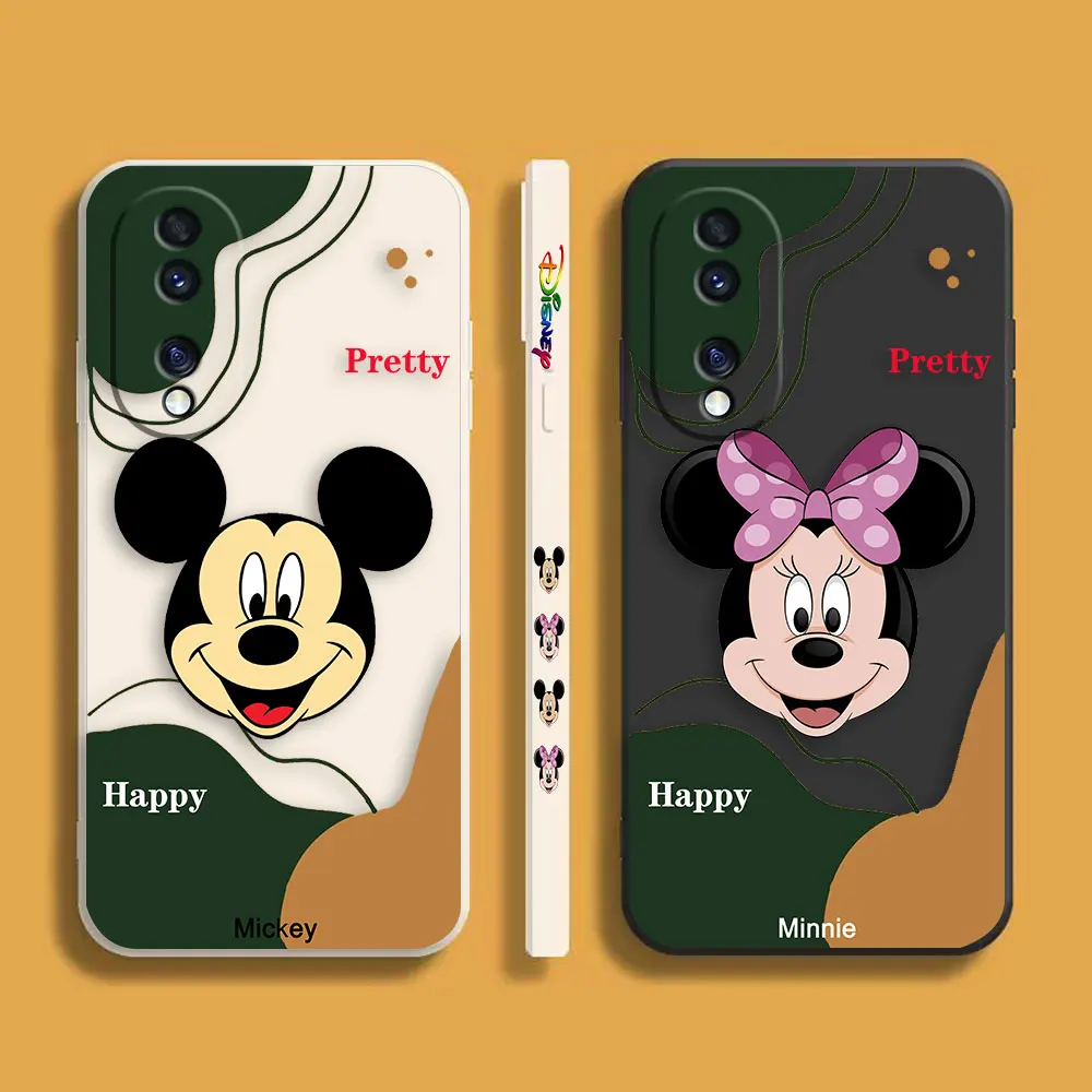 Mickey Minnie Mouse Face Phone Case For Honor 8X 9 10 20 30 30S 50 50 60 60 70 80 80 GT SE 5G PRO PLUS Case Funda Shell Capa