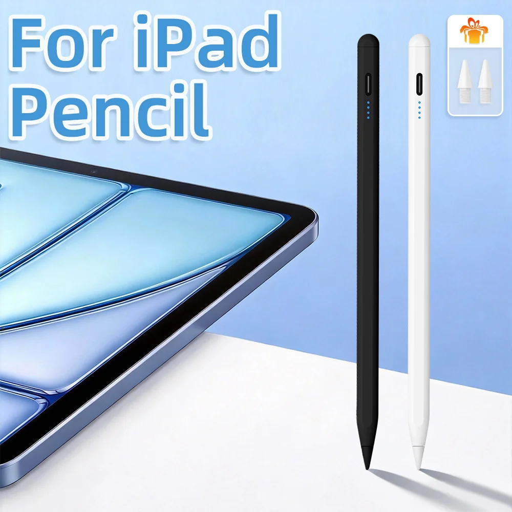 

Compatible with the 2025 iPad Apple Pencil Stylus for iPad A16 Air 11 5 4 Pro 11 13 12.9 inch M4 M3 M2 Models Pencil for Tablet