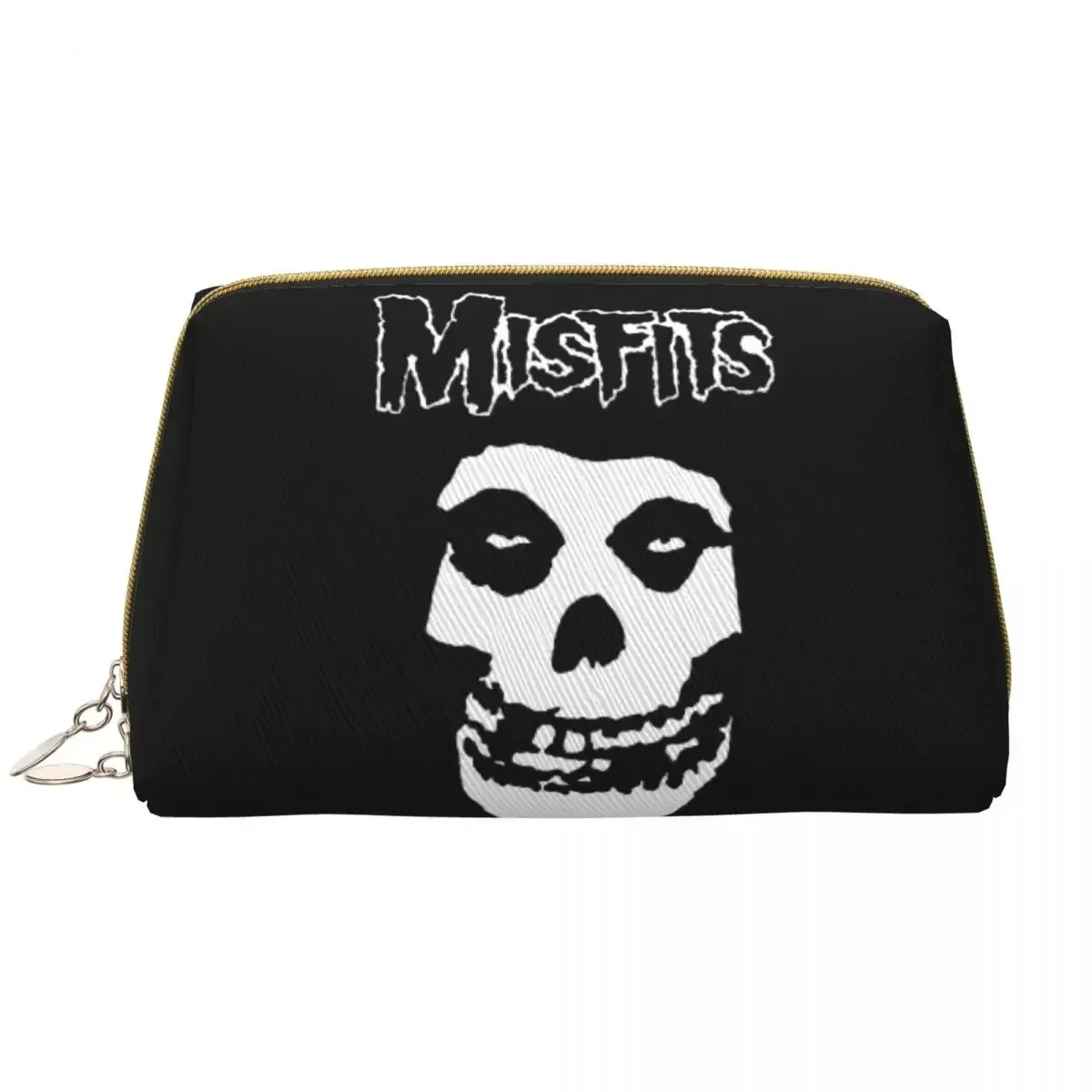 Misfits Horror Punk Rock Band Cosmetic Bag Women Kawaii Big Capacity Makeup Case Beauty Storage Toiletry Bags