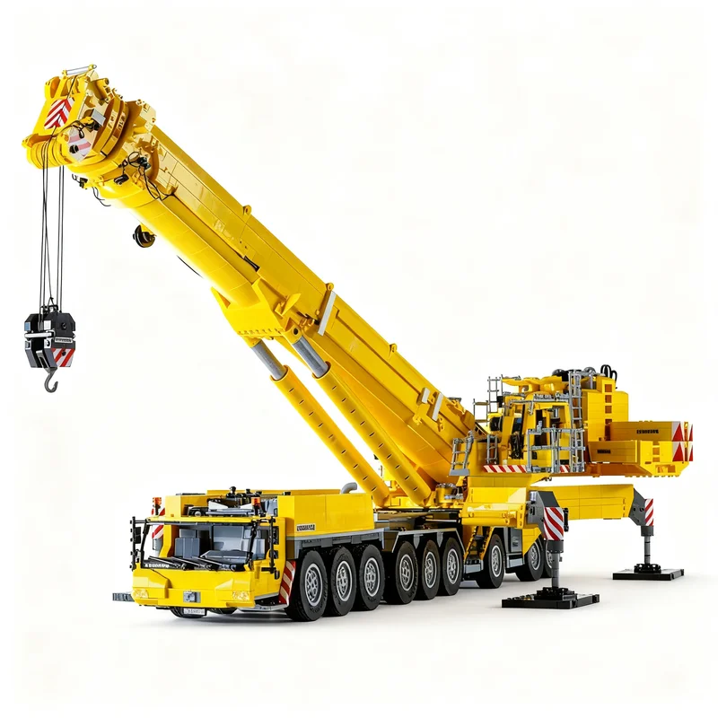 

NEW 9086PCS MOC City 1:24 Scale Liebhering LTM 1750-9.1 Crane Model DIY Creative Ideas Technology Assembly Toy Gift Brick Blocks