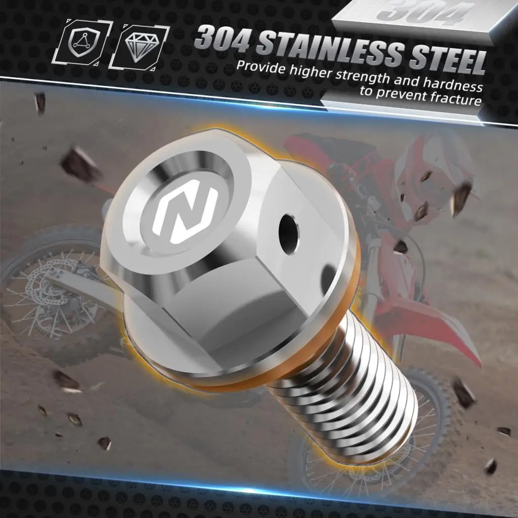 

Магнитный сливной болт M8X1,25 для Honda CRF250R CRF450R 2009-2016 CRF250X 2004-2017 Suzuki RMZ250 RMZ450 2013-2016 2015