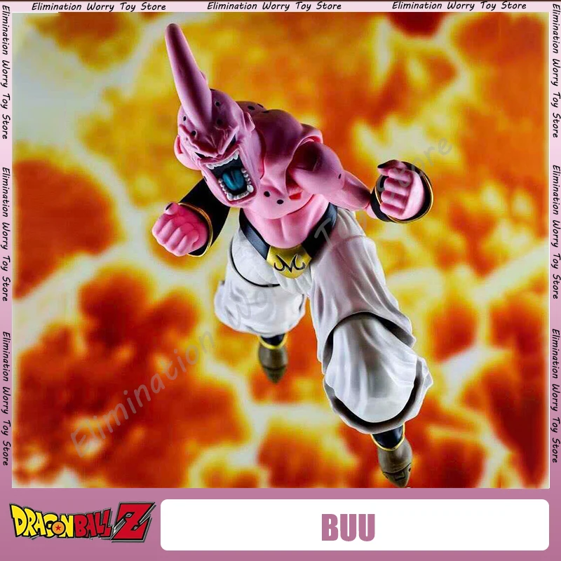 Dragon Ball Bandai Shf Majin Buu Fat Buu Sdcc Limited Skinny Buu Female Buu Anime Action Figure Model Toys Christmas Gift