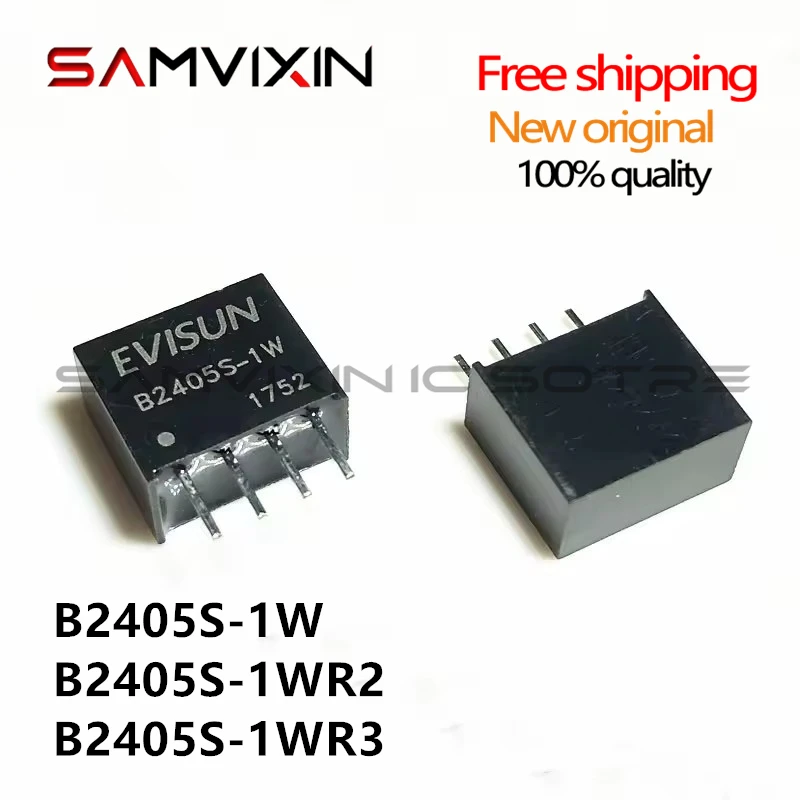 (10piece)100% NEW B2405S-1W 1WR2 1WR3 24V to 5V1W DC Isolated power module with protection