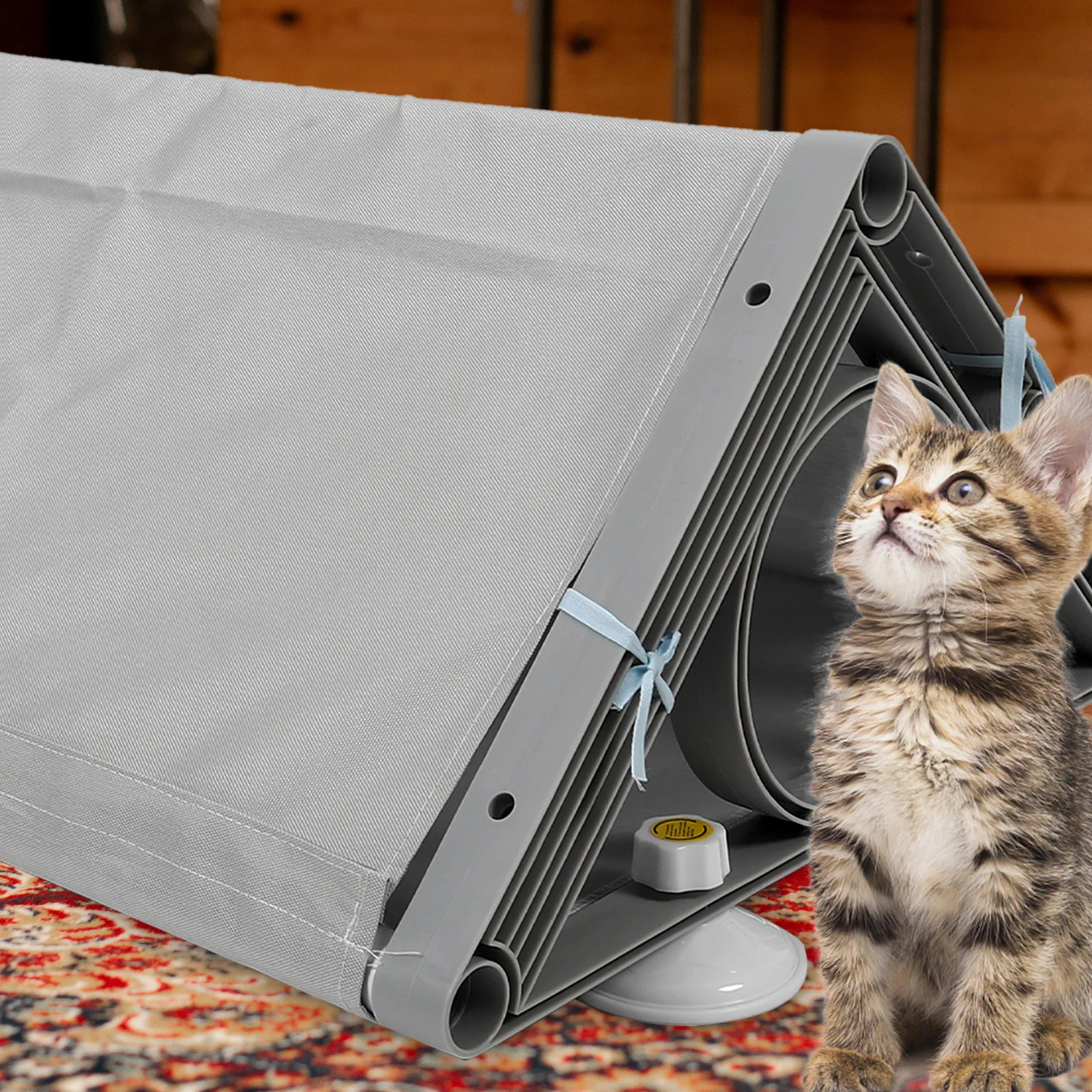 

Tunnel Bed For Indoor Cats Spacious Durable Cat Tunnels Hideout Tent Interactive Kitten Exercise Play Cat Tubes Tunnels