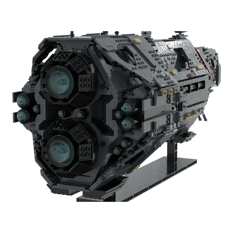 MOC-212004 Filmowe Ekscytujące Sceny Kosmiczne Wojny Statek Kosmiczny Model z Klocków Konstrukcyjnych 5404 Elementy Kreatywny Prezent Urodzinowy dla Chłopców